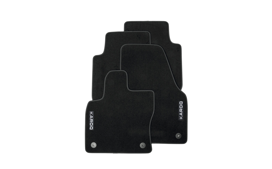 Standard textile foot mats Karoq