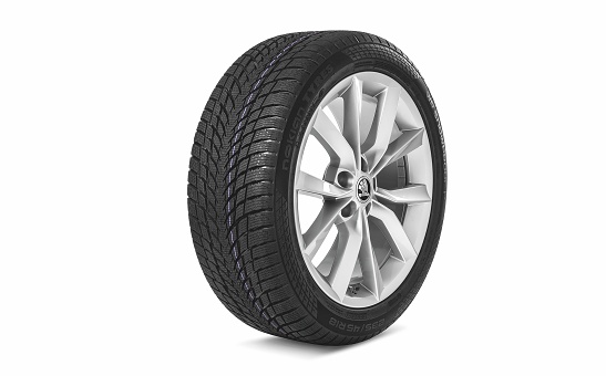 Complete winter alloy wheel MODUS 18" for SUPERB III