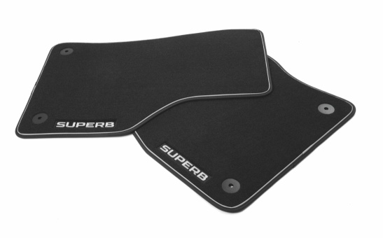 Textile foot mats Prestige - double nubuck