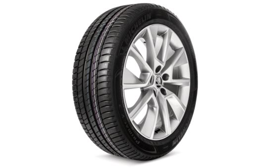 Complete summer alloy wheel BRAGA 18" for KAROQ.