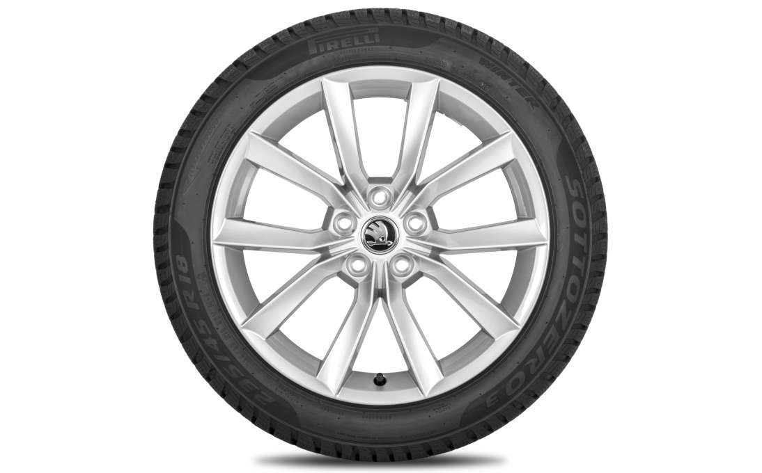 Complete winter alloy wheel Modus 18" for Superb III