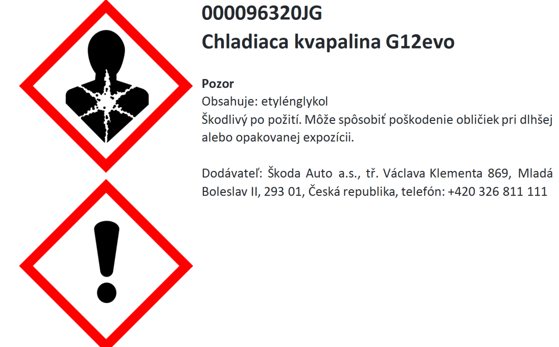 Ready-mix of cooling liquid G12evo 1 l