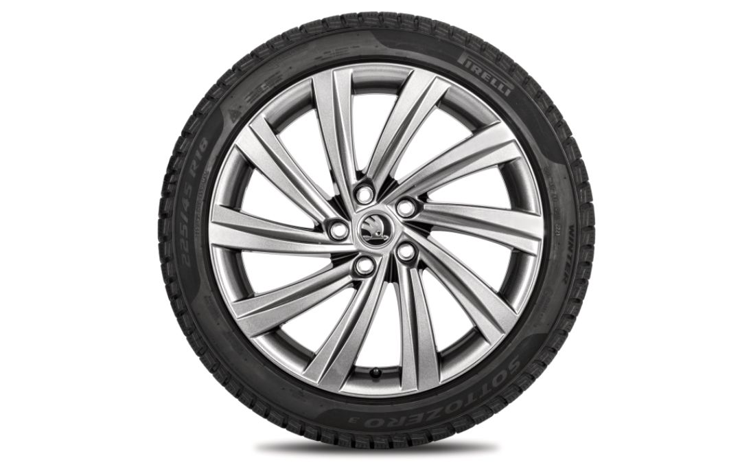Kompletné zimné koleso PERSEUS 18" pre OCTAVIA IV