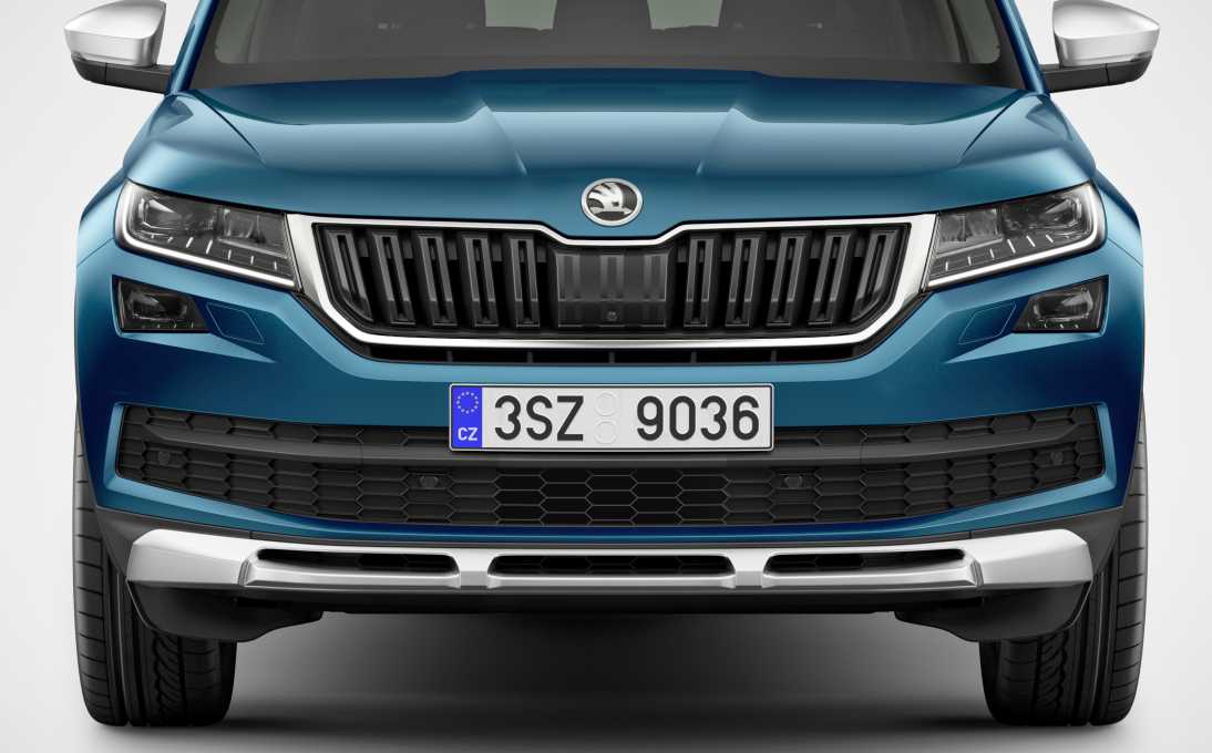 Spojler predného nárazníka Kodiaq