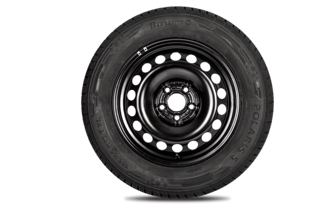 Complete winter steel wheel 15" for Fabia IV