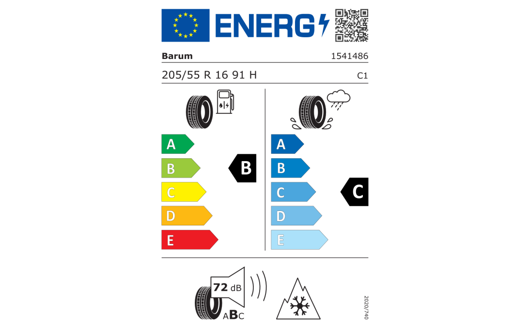 Kompletné zimné koleso 16" pre Scala