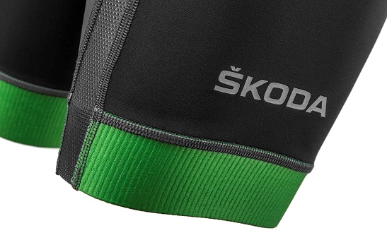 Pánske cyklistické šortky s trakmi