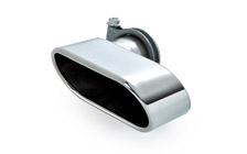 Bolted exhaust pipe and piece Octavia II 