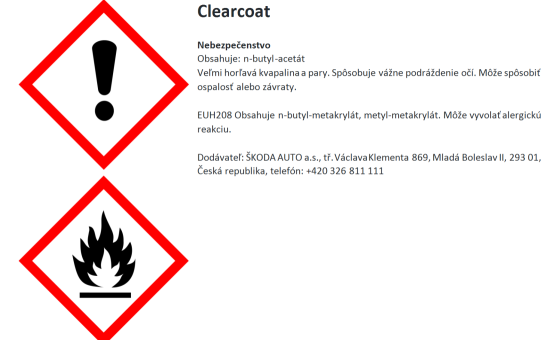 Touch-up paint pencil white Laser