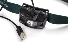 LED čelové svietidlo s USB nabíjaním