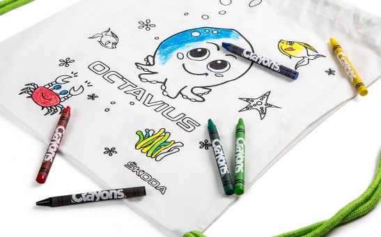 Detský vak s voskovkami