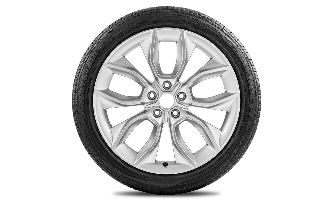 Complete summer alloy wheel CRATER 19" for KAROQ