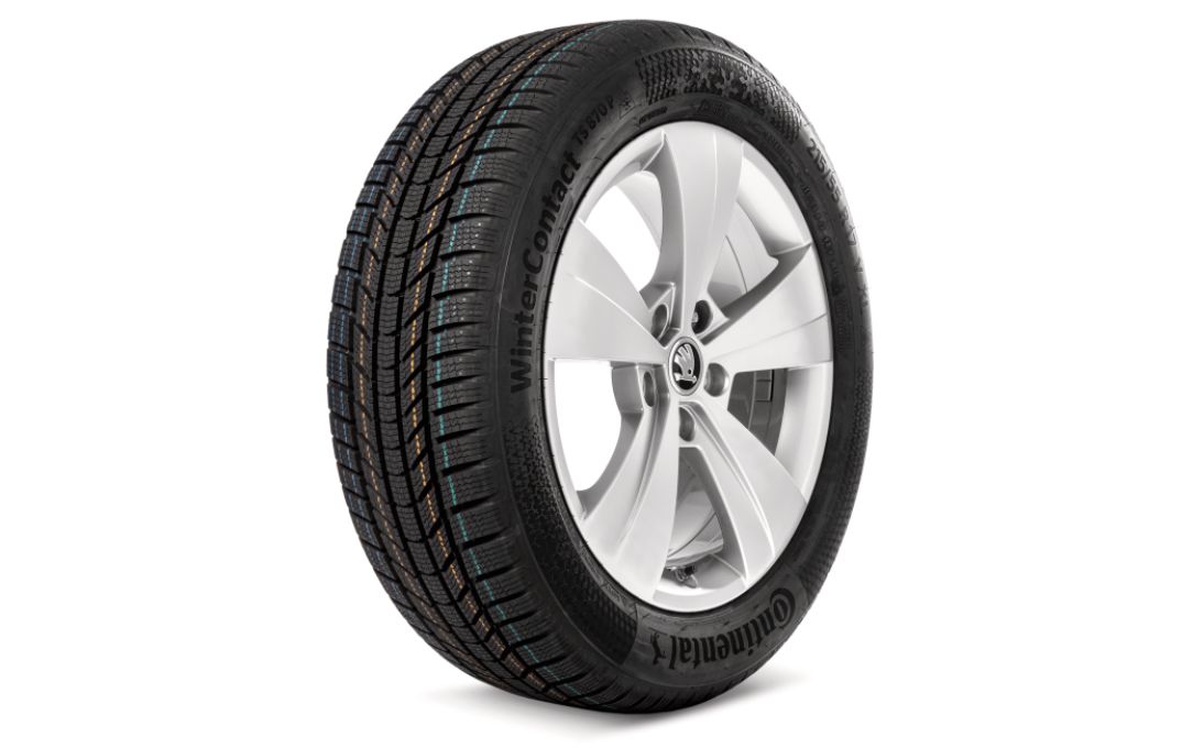 Complete winter alloy wheel TRITON 17" for SUPERB III