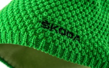 Zelená zimná čiapka