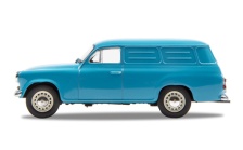 Škoda 1202 (1965) 1:43 Van blue