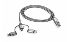 Nabíjací dátový kábel 3v1 pre USB-A 