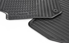 Set of rubber car carpets Fabia II