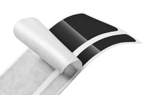 Dekoratívna fólia čierna lesklá pre RAPID