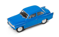Model vozidla ŠKODA OCTAVIA (1963) 1:43 v modrej farbe.