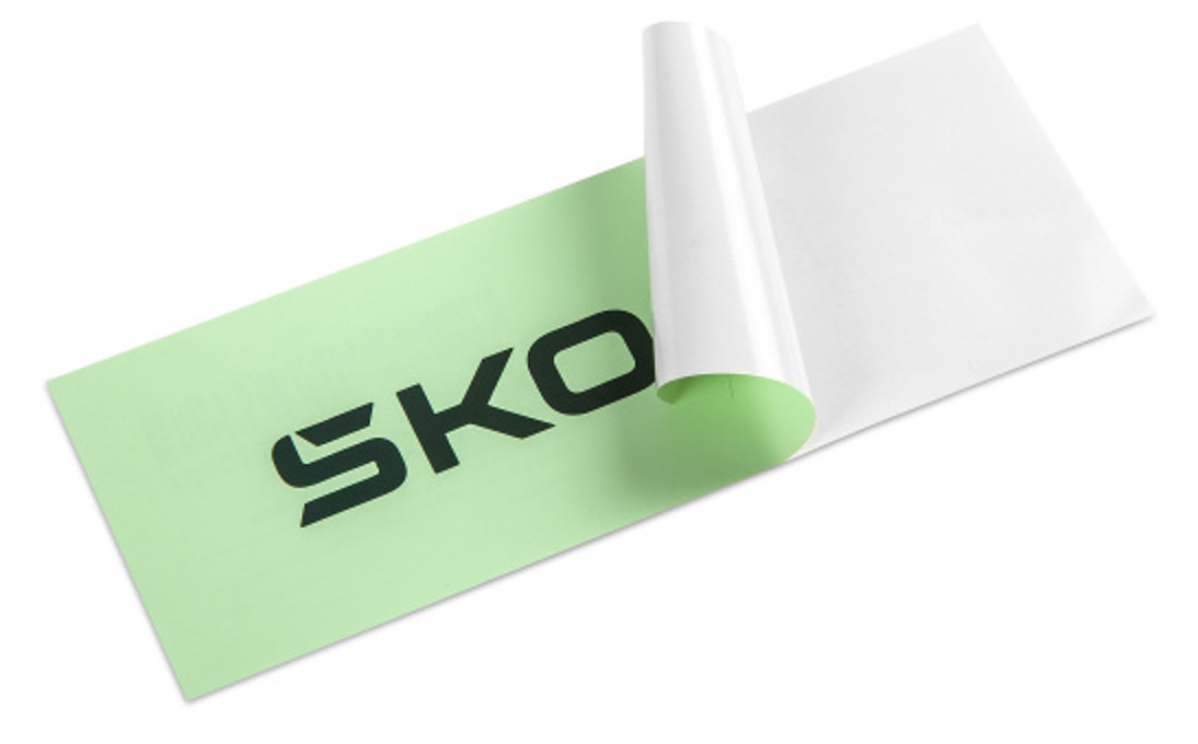 Sticker Škoda electric small