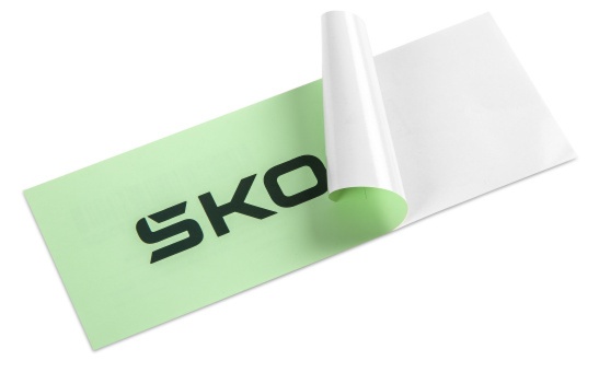 Sticker Škoda electric small