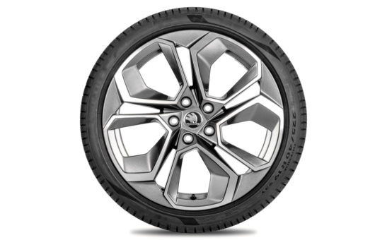 Complete summer alloy wheel Altair 19" for Octavia IV