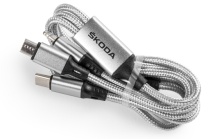 Charging Cable 3in1 USB-C ŠKODA