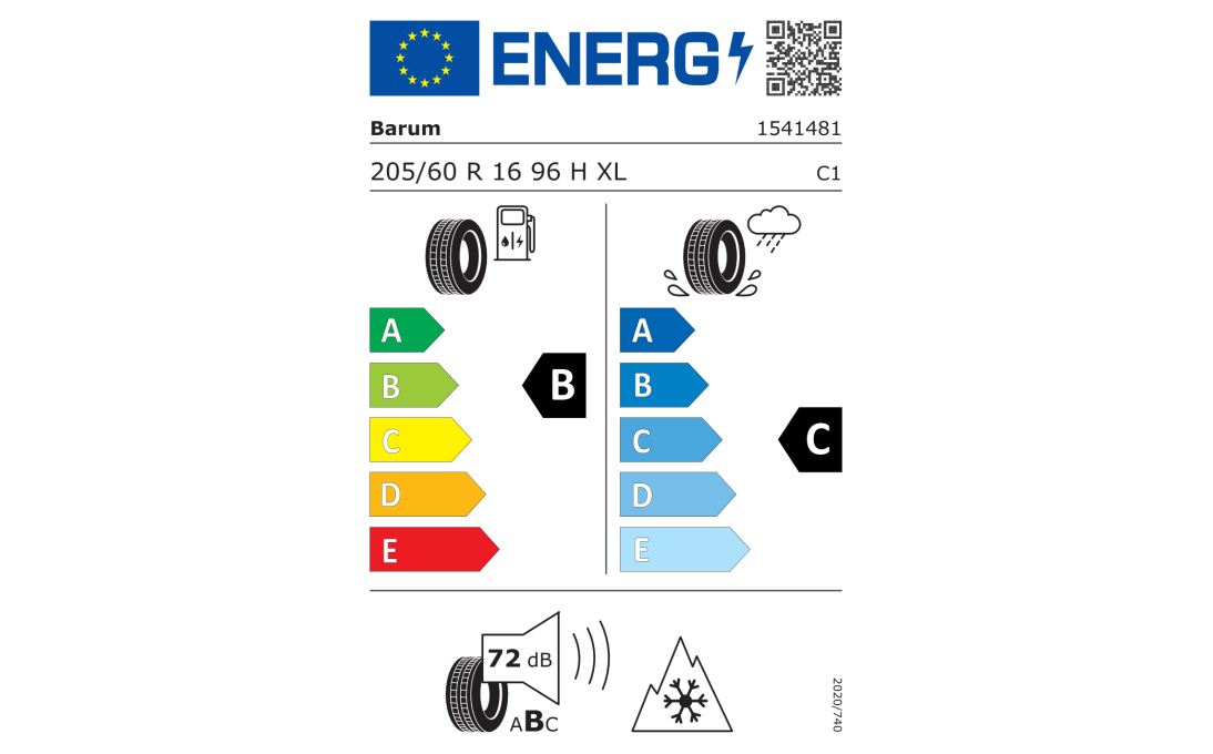 Complete winter alloy wheel 16" for Octavia IV