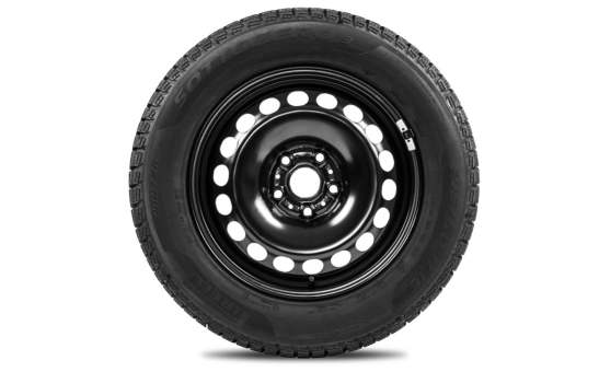 Complete winter steel wheel 16" for Superb III