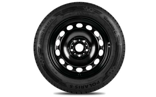 Complete winter steel wheel 16" for Octavia IV