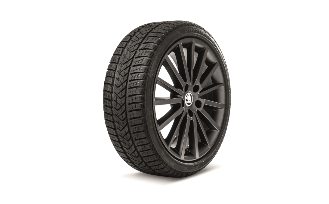 Kompletné zimné koleso TURINI 18" pre OCTAVIA III