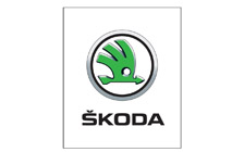 Sticker with SKODA logo