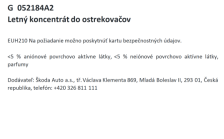 Koncentrát do ostrekovačov