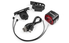 Zadné LED svetlo na bicykel