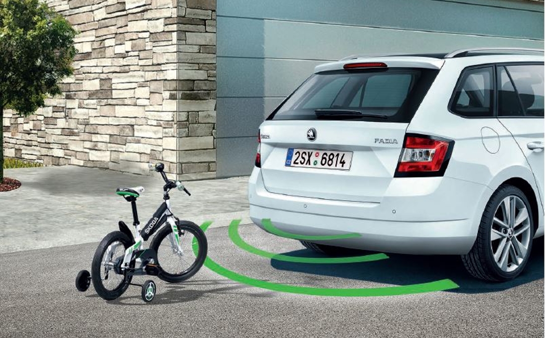 Rear parking sensors Fabia III Combi