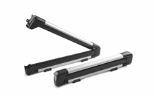 Lockable ski or snowboard rack aluminium profile