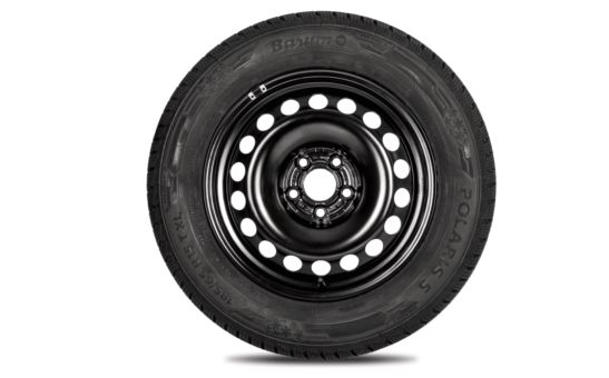 Complete winter steel wheel 15" for Fabia IV