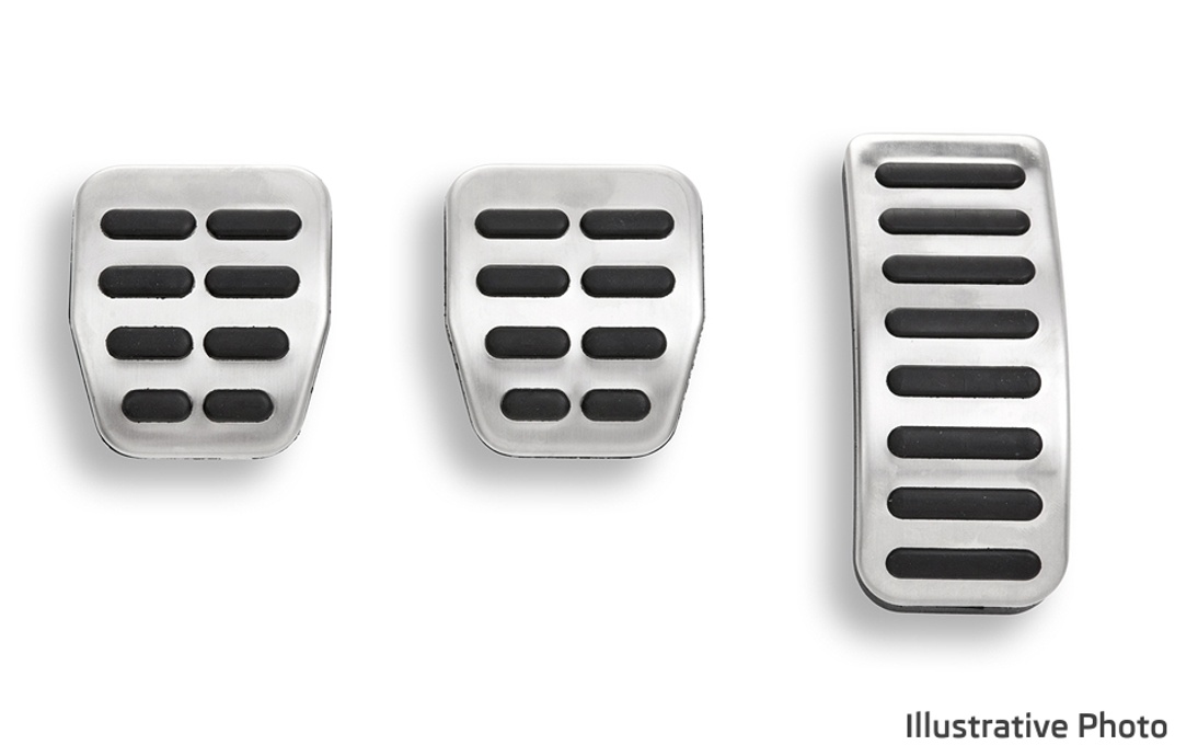 The sport stainless steel foot pedal covers