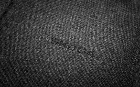 Women's Anthracite Polo Shirt Škoda