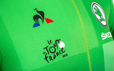 Replika of green jersey TdF 2018
