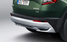 Rear bumper spoiler for Karoq