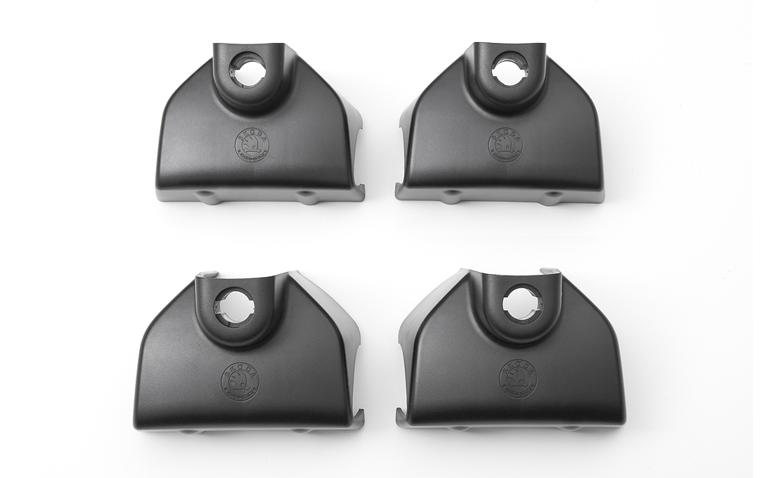 Spare kit of side covers for transverse roof rack Fabia II Combi, Roomster, Octavia II Combi