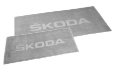 Set Towel and Bath Towel silver