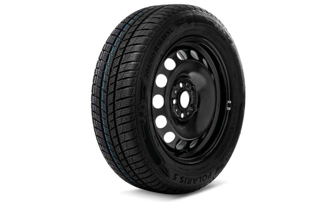 Complete winter steel wheel 16" for Octavia IV