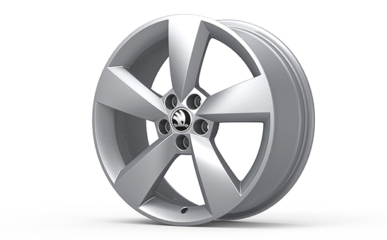 Hliníkový disk CAMELOT 17" Fabia III, Rapid