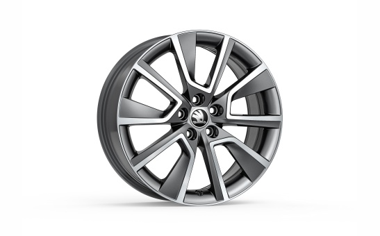 Alloy wheel BRAGA 17" for FABIA III, RAPID