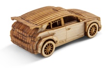 Wooden Model Škoda Fabia RS Rally2