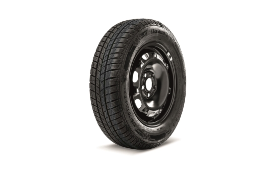 Complete winter steel wheel 14" for FABIA III, RAPID