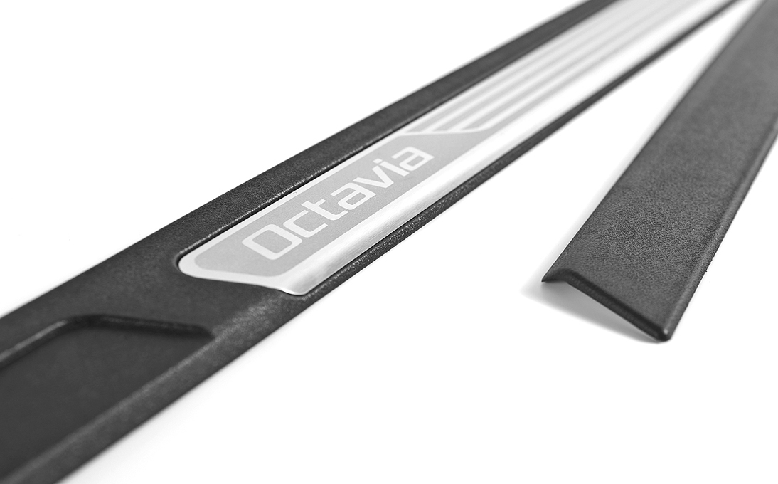 Dekoratívne prahové lišty Octavia II