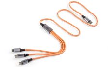 Nabíjací kábel 3v1 USB-C Fabia 